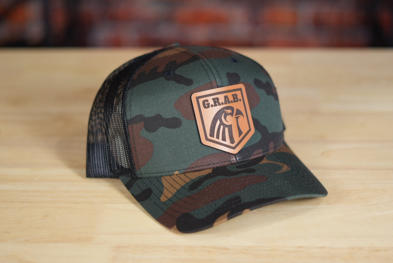 Leather Patch SnapBack Hat
