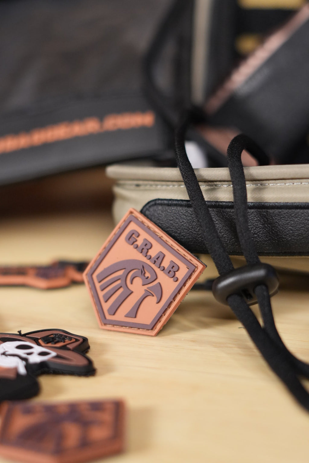 GRAB Logo PVC Patch