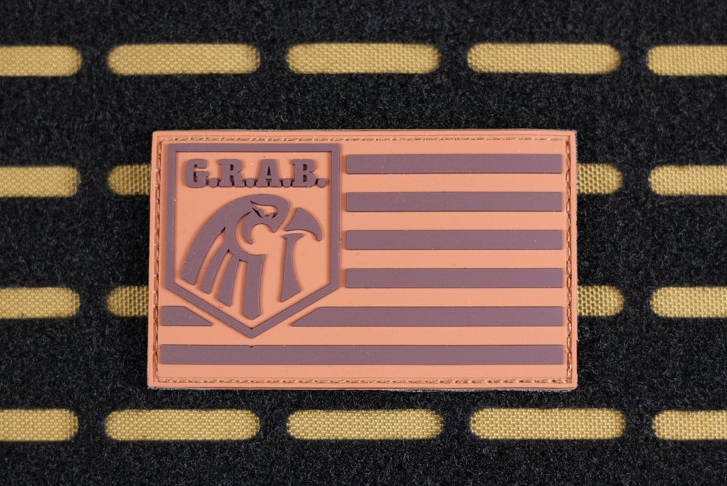 GRAB Flag PVC Patch
