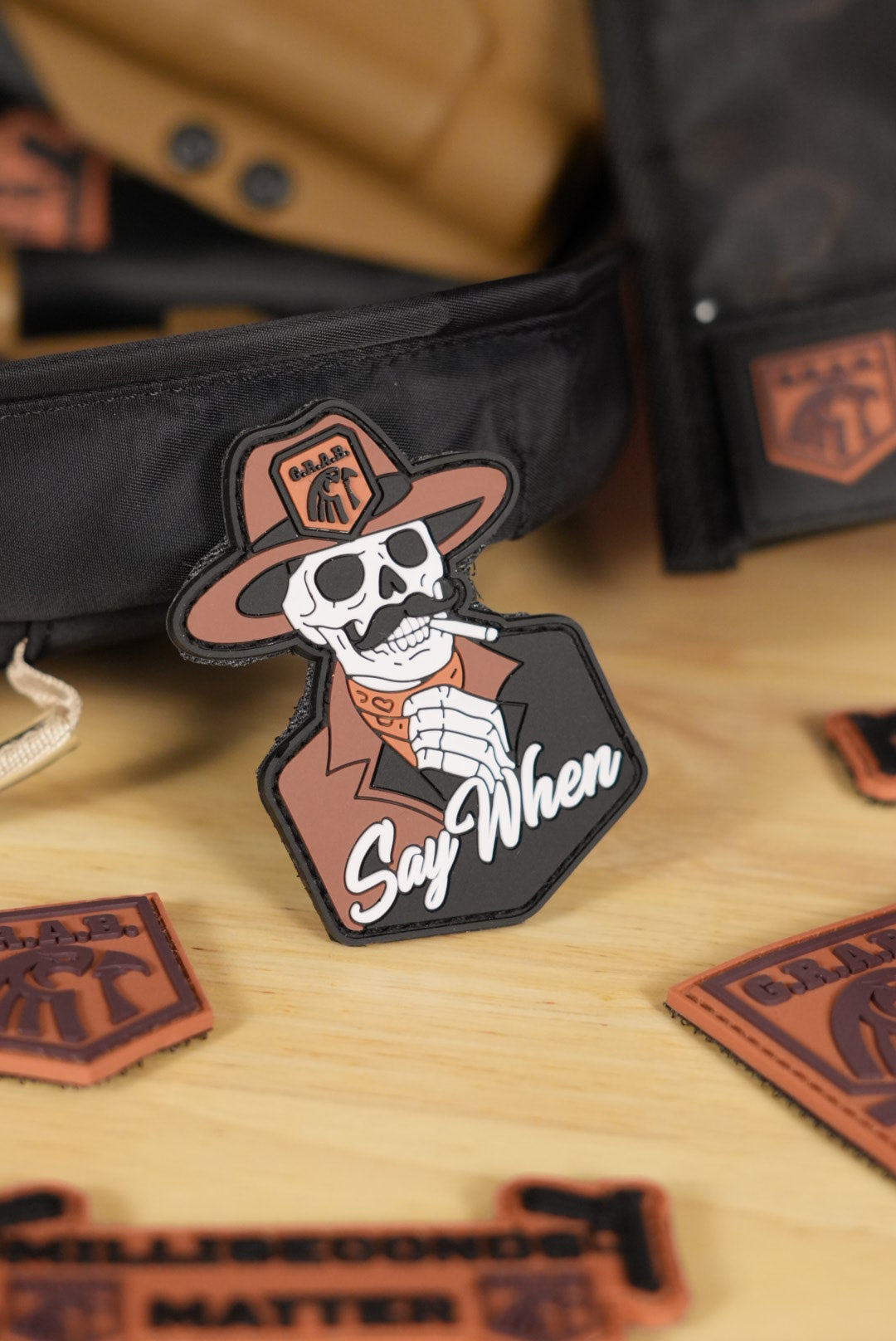 “Say When” Doc Holliday GRAB PVC Patch