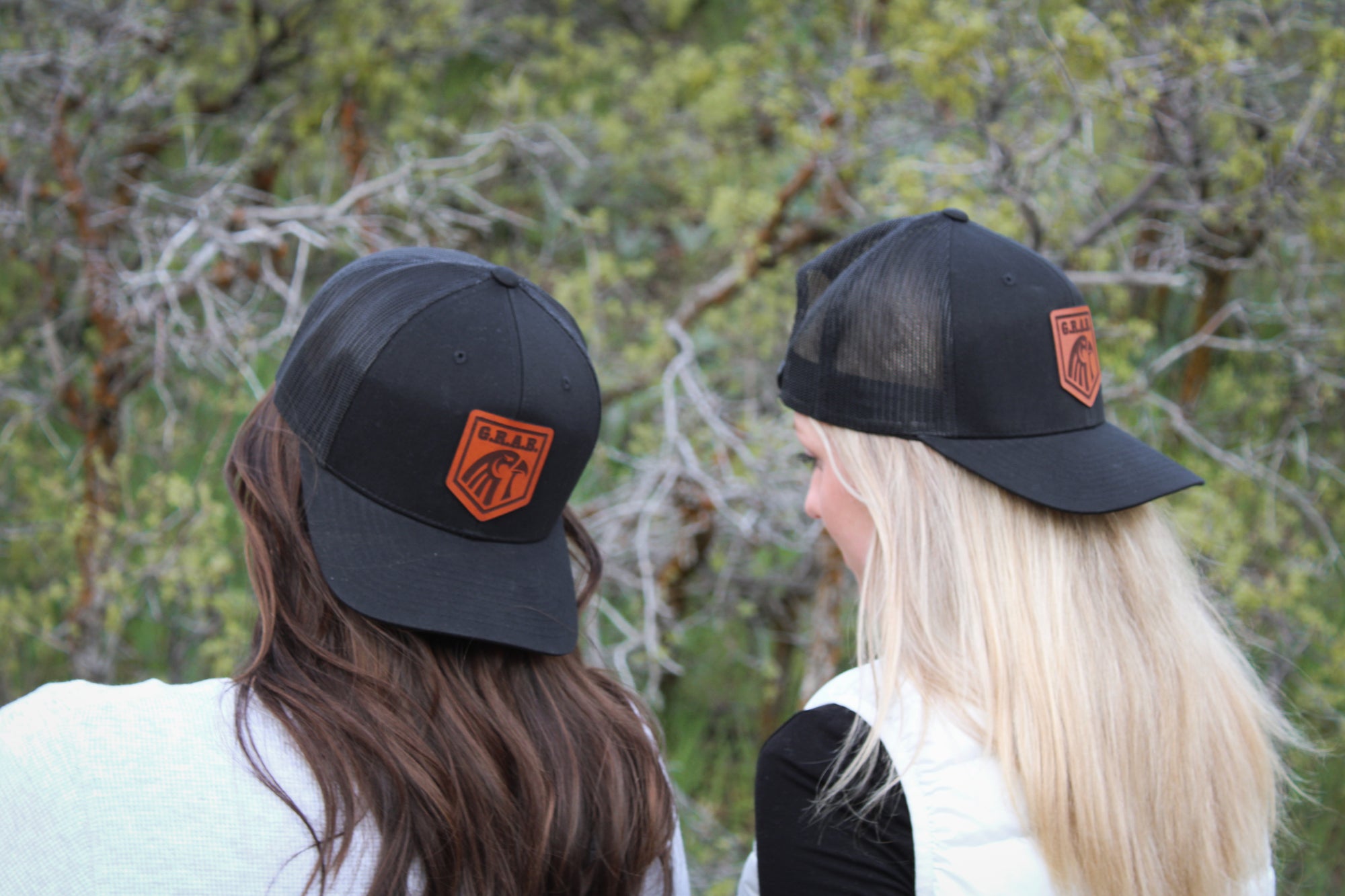 Leather Patch SnapBack Hat