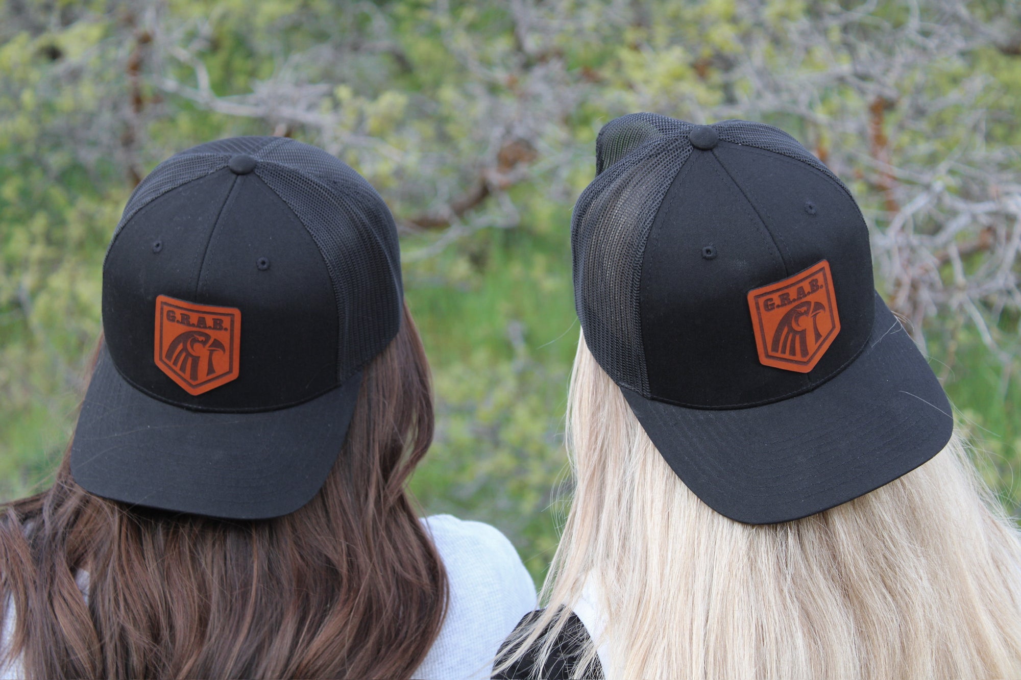 Leather Patch SnapBack Hat