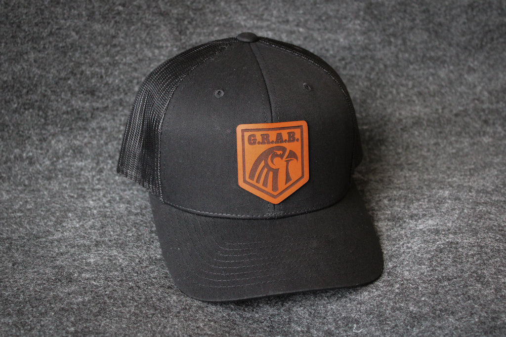 Leather Patch SnapBack Hat