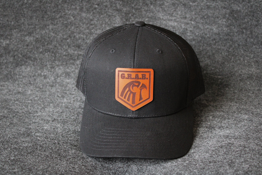 Leather Patch SnapBack Hat