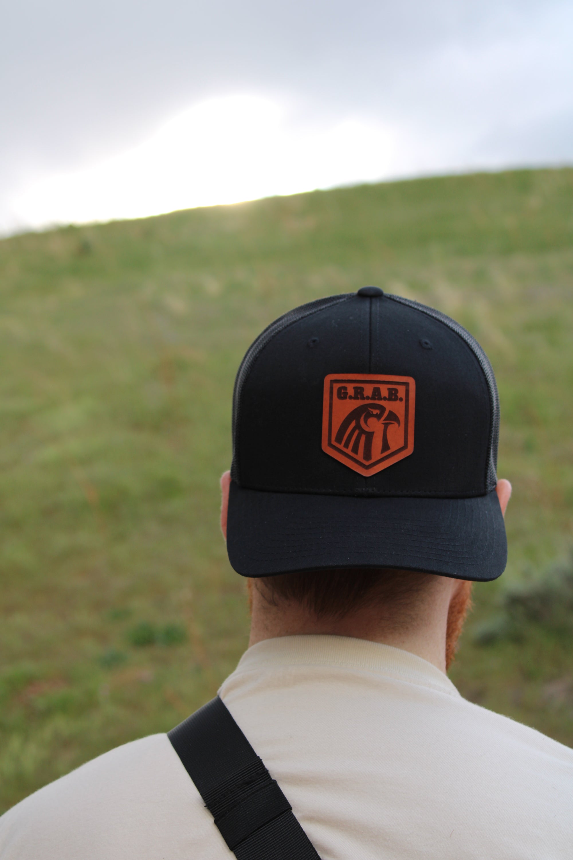 Leather Patch SnapBack Hat